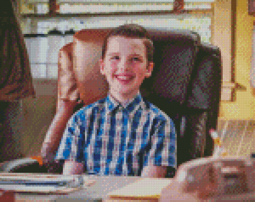 Young Sheldon Diamond Painting