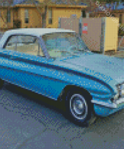 Cyan Lincoln Continental Diamond Painting