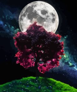 Dark Moon Light Diamond Painting