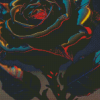 Dark Rose Diamond Painting