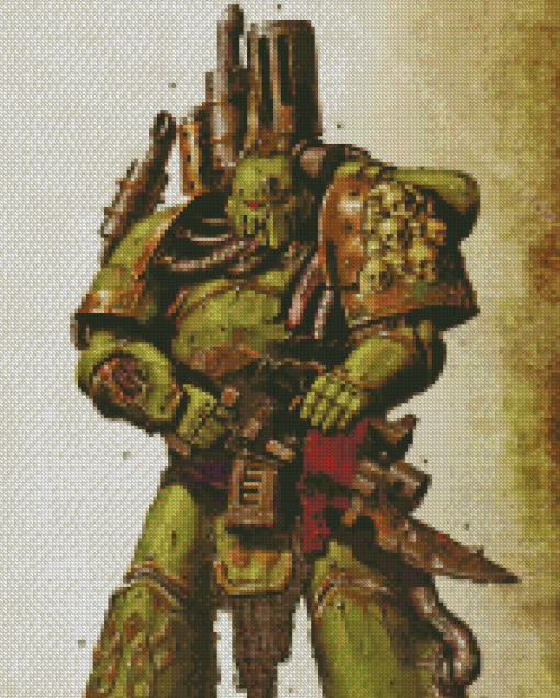 Death Guard Warhammer Diamond Painting