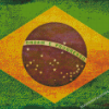 Flag Of Brazil Diamond Painting