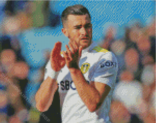 Football Player Jack Harrison Diamond Painting