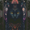 Goddess Black Cat Diamond Painting