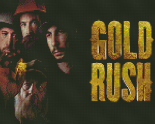 Gold Rush Characters Diamond Painting