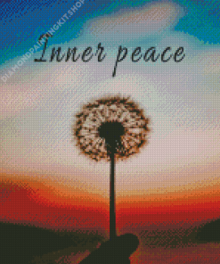 Inner Peace Flower Diamond Painting