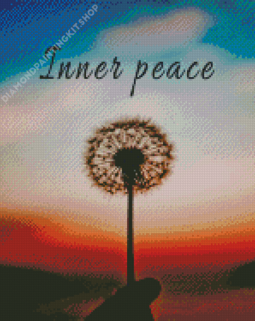 Inner Peace Flower Diamond Painting