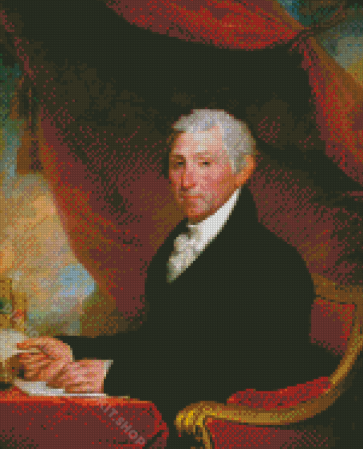 James Monroe Gilbert Stuart Diamond Painting