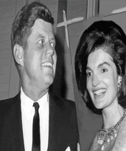 Jfk And Jackie Kennedy Diamond Painting