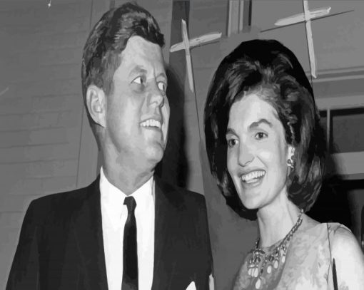 Jfk And Jackie Kennedy Diamond Painting