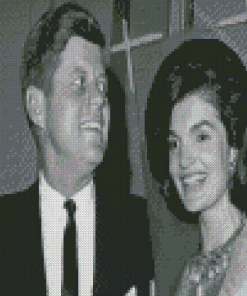 Jfk And Jackie Kennedy Diamond Painting