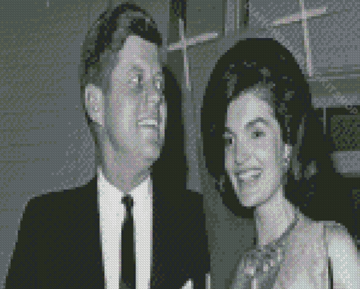 Jfk And Jackie Kennedy Diamond Painting