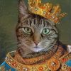 King Meow Diamond Painting