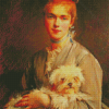 Lady With Dog Diamond Painting