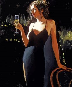 Lonely Lady Fabian Perez Diamond Painting