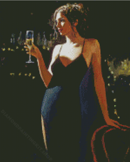 Lonely Lady Fabian Perez Diamond Painting