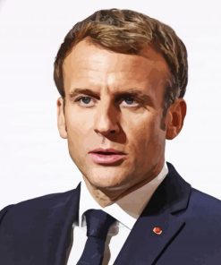 Macron Emmanuel Diamond Painting