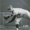Monochrome Sandy Koufax Diamond Painting