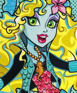 Monster High Lagoona Blue Diamond Painting