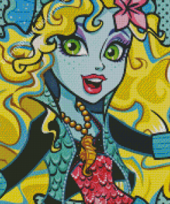 Monster High Lagoona Blue Diamond Painting