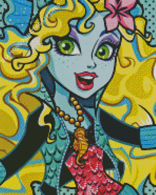 Monster High Lagoona Blue Diamond Painting