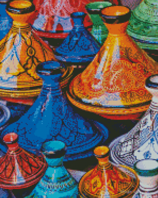 Moroccan Tajines Diamond Painting