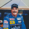 Nigel Mansell Race Driver Diamond Painting