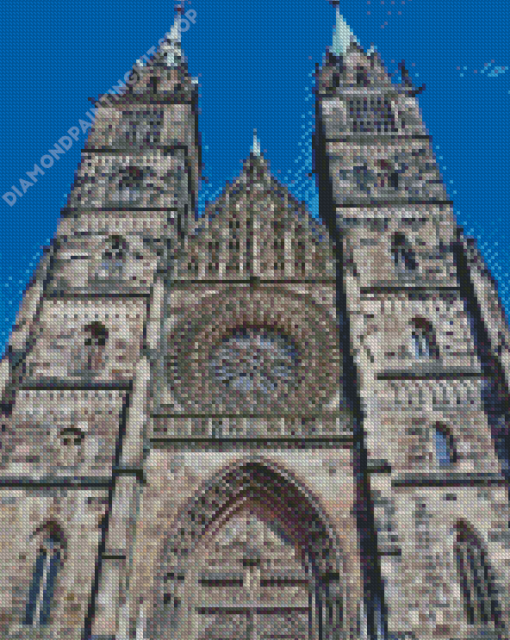 Nuremberg Germany Chiesa Di San Lorenzo Diamond Painting