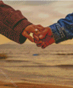 Old Couple Hands Diamond Painting