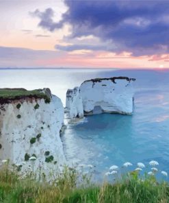 Old Harry Rocks East Devon Diamond Painting