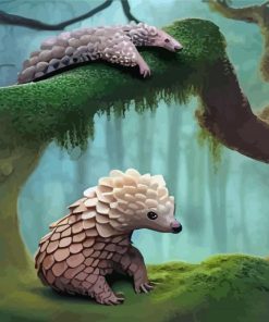 Pangolins Diamond Painting