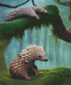 Pangolins Diamond Painting