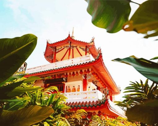 Penang Temple Diamond Painting