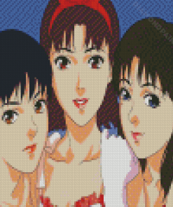 Perfect Blue Characters Diamond Painting