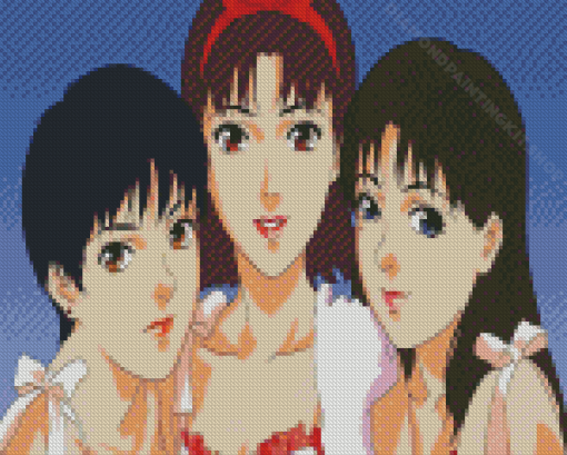 Perfect Blue Characters Diamond Painting