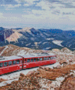 Pikes Peak Railway Colorado Diamond Painting