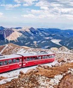 Pikes Peak Railway Colorado Diamond Painting