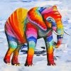 Rainbow Elephant Diamond Painting