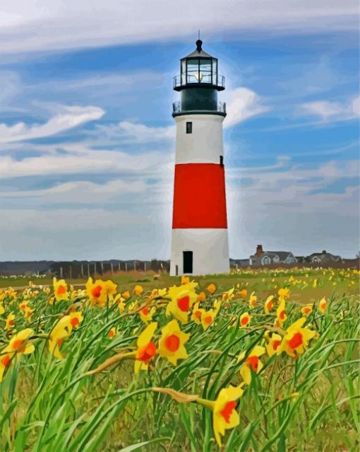 Sankaty Head Light Nantucket Diamond Painting