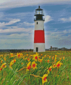 Sankaty Head Light Nantucket Diamond Painting