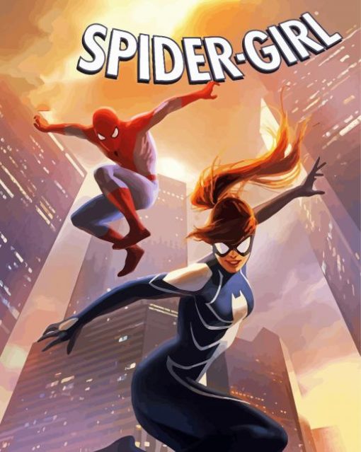 Spidergirl Hero Diamond Painting