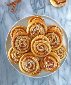 Swedish Cinnamon Roll Diamond Painting