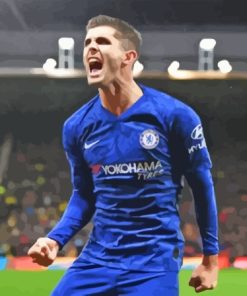 The American Christian Pulisic Chelsea Player Diamond Painting