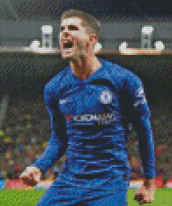 The American Christian Pulisic Chelsea Player Diamond Painting