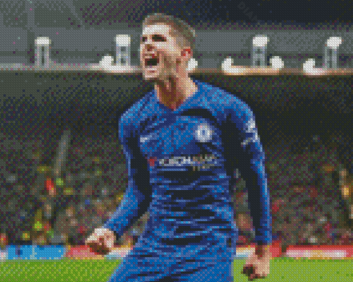 The American Christian Pulisic Chelsea Player Diamond Painting