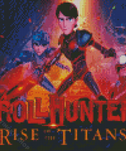 Trollhunters Rise Of The Titans Poster Diamond Painting