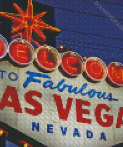 Welcome To Las Vegas Nevada Diamond Painting