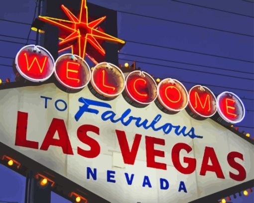 Welcome To Las Vegas Nevada Diamond Painting