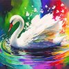 White Swan Diamond Painting