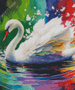 White Swan Diamond Painting